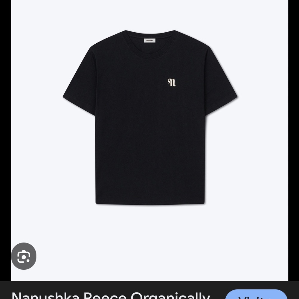 Nanushka Reece Organically Grown Cotton T-Shirt Size Large